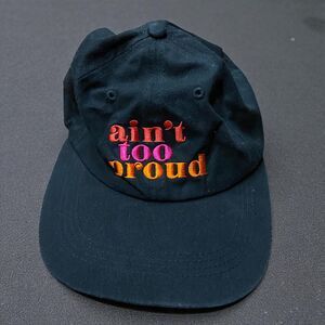 Temptations Ain't Too Proud Musical The Life & Times Black Strapback Hat Unisex